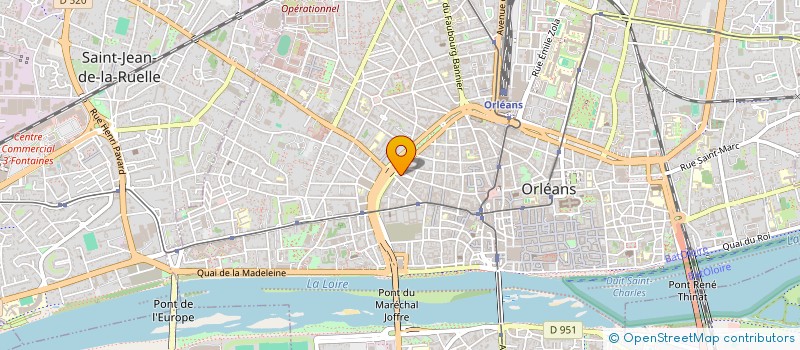localisation de l'entreprise ALPHA  ORLEANS