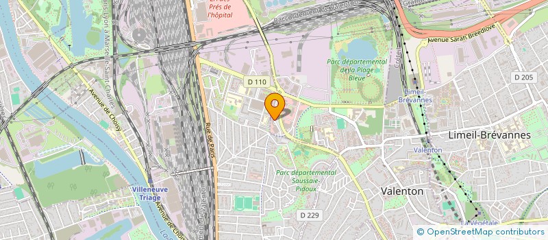 localisation de l'entreprise ALPHA à VALENTON