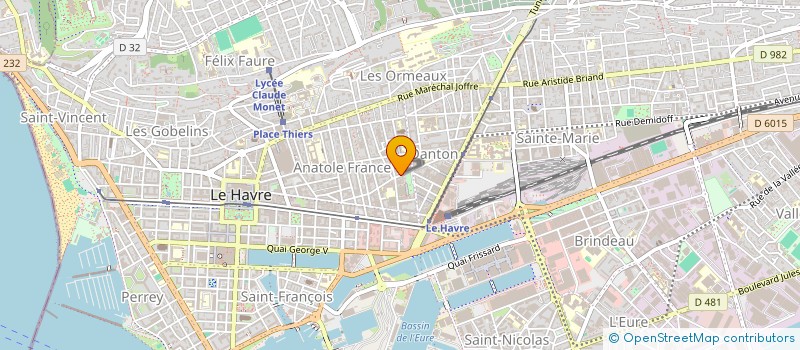 localisation de l'entreprise ALPHA  LE HAVRE