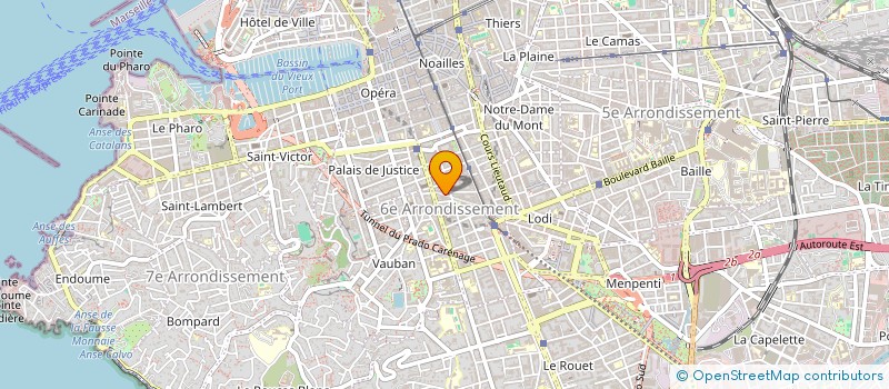 localisation de l'entreprise ALPHA  MARSEILLE