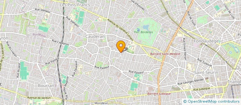 localisation de l'entreprise ALPHA  BORDEAUX