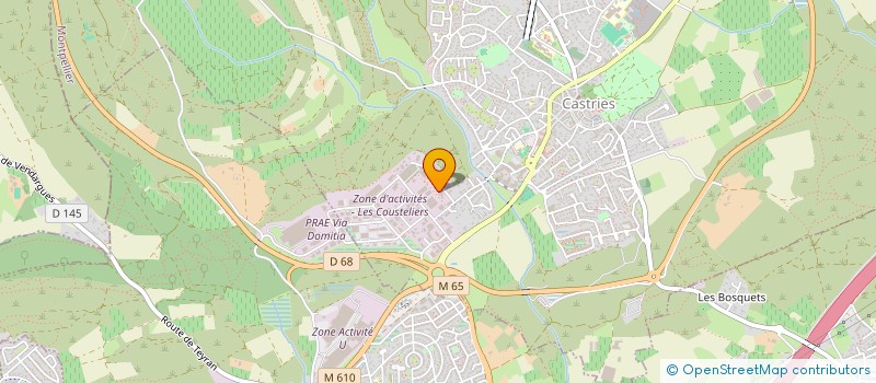 localisation de l'entreprise ALPHA  CASTRIES