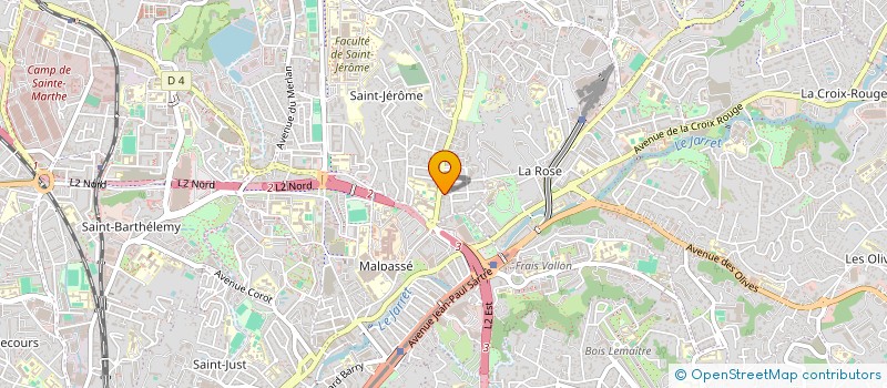 localisation de l'entreprise ALPHA ALUMINIUM à MARSEILLE