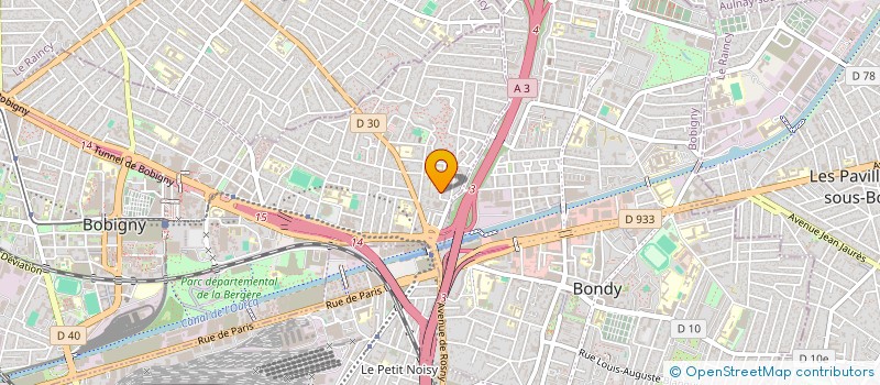 localisation de l'entreprise ALPHA AMB à BOBIGNY