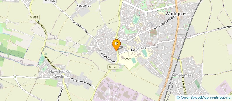 localisation de l'entreprise ALPHA AMBULANCE 2.0 à WATTIGNIES