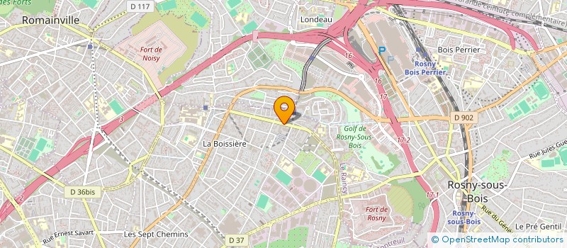 localisation de l'entreprise ALPHA AMBULANCES à MONTREUIL