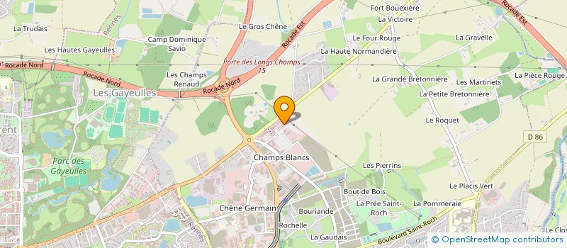 localisation de l'entreprise ALPHA ANJOU II  CESSON-SEVIGNE