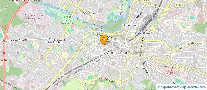 localisation de l'entreprise ALPHA ASSISTANCE à ANGOULEME