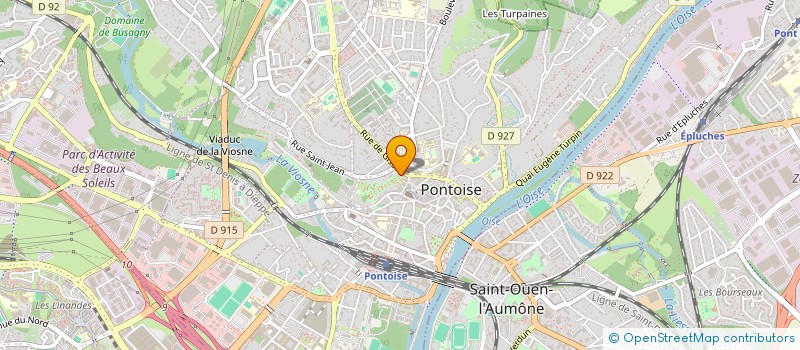 localisation de l'entreprise ALPHA AUDIT  PONTOISE