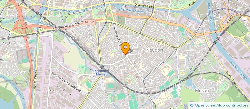 localisation de l'entreprise ALPHA AUDITION à STRASBOURG