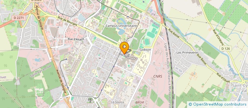 localisation de l'entreprise ALPHA B.E.T  ORLEANS
