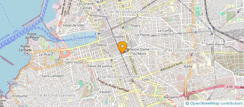 localisation de l'entreprise ALPHA BAIE à MARSEILLE