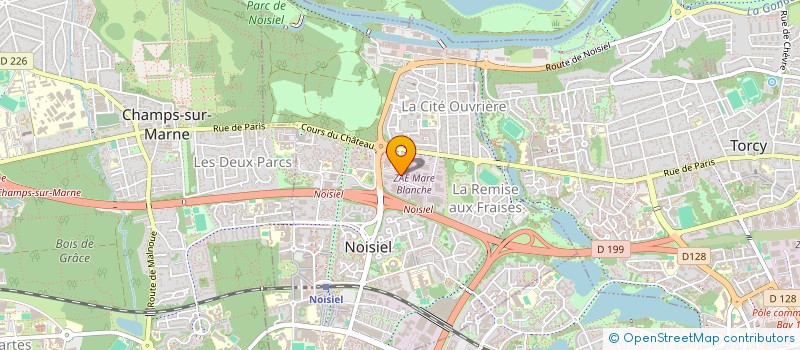 localisation de l'entreprise ALPHA BATIMENT MATERIAUX à NOISIEL