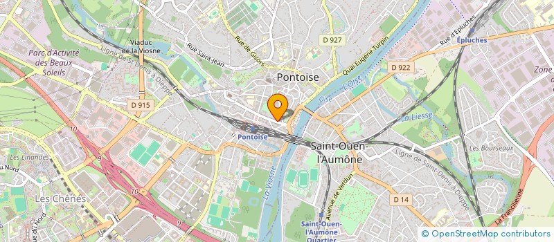 localisation de l'entreprise ALPHA BEAUTE  PONTOISE