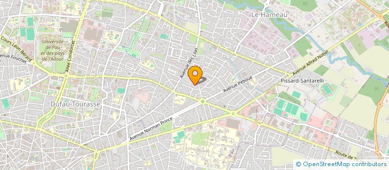 localisation de l'entreprise ALPHA BIEN ETRE à PAU