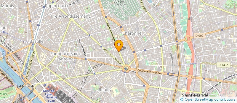 localisation de l'entreprise ALPHA BIJOUX COSMETICS  PARIS