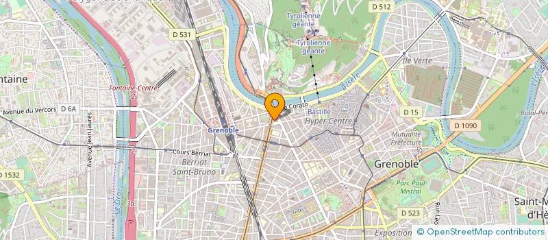 localisation de l'entreprise ALPHA BIKE à GRENOBLE