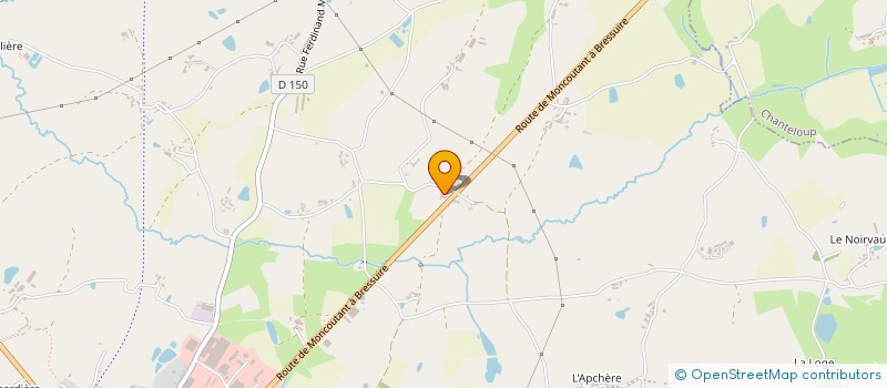 localisation de l'entreprise ALPHA BRESSUIRE  MONCOUTANT-SUR-SEVRE