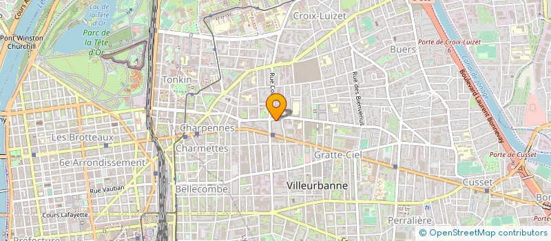 localisation de l'entreprise ALPHA BURO  VILLEURBANNE