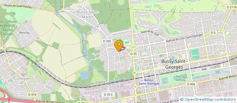 localisation de l'entreprise ALPHA BUSINESS  BUSSY-SAINT-GEORGES