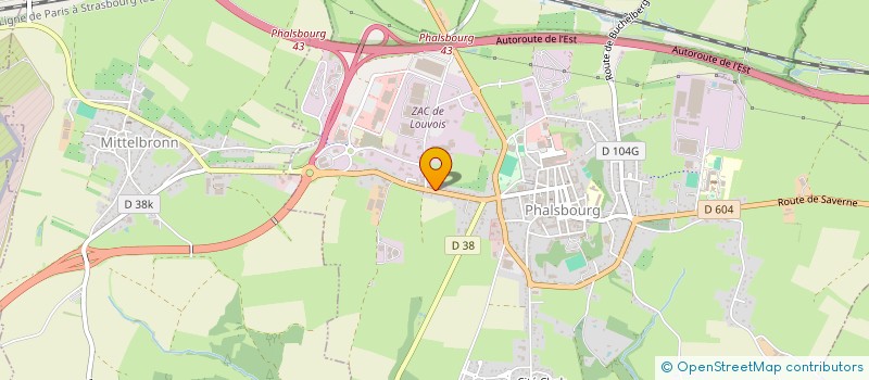 localisation de l'entreprise ALPHA CAPITAL PARTNERS  PHALSBOURG