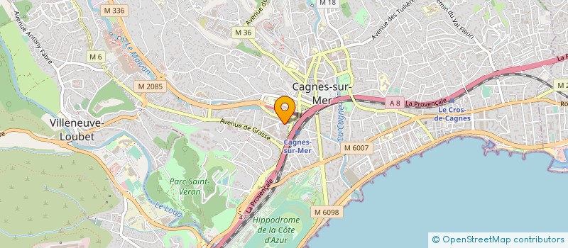localisation de l'entreprise ALPHA CAR à CAGNES-SUR-MER