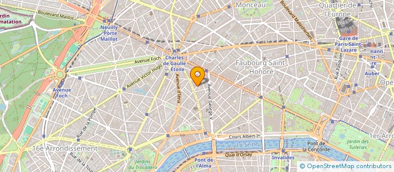 localisation de l'entreprise ALPHA CDI HOLDING à PARIS