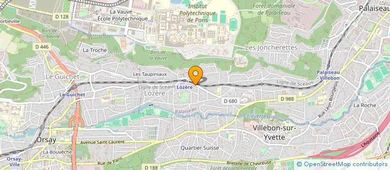 localisation de l'entreprise ALPHA CENTAURI à PALAISEAU
