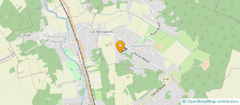 localisation de l'entreprise ALPHA CENTAURI  BAZEMONT