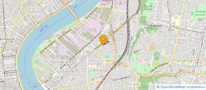 localisation de l'entreprise ALPHA CENTRE AMBULANCIER à BORDEAUX