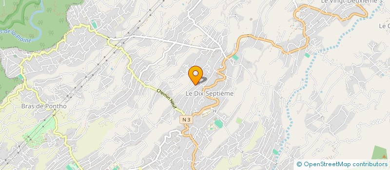 localisation de l'entreprise ALPHA CHARLES INVEST  LE TAMPON