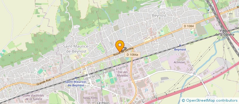 localisation de l'entreprise ALPHA CHAUFFEUR PRIVE à BEYNOST