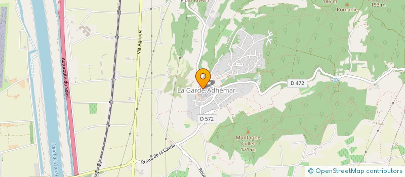 localisation de l'entreprise ALPHA CINEMAS  PIERRELATTE