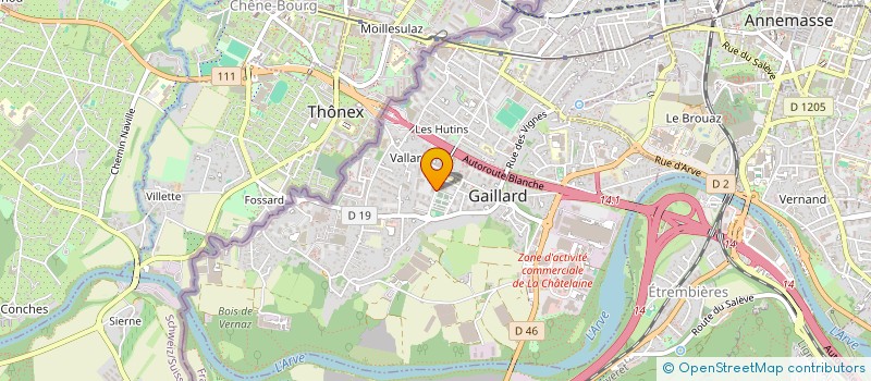 localisation de l'entreprise ALPHA CITERNE à GAILLARD