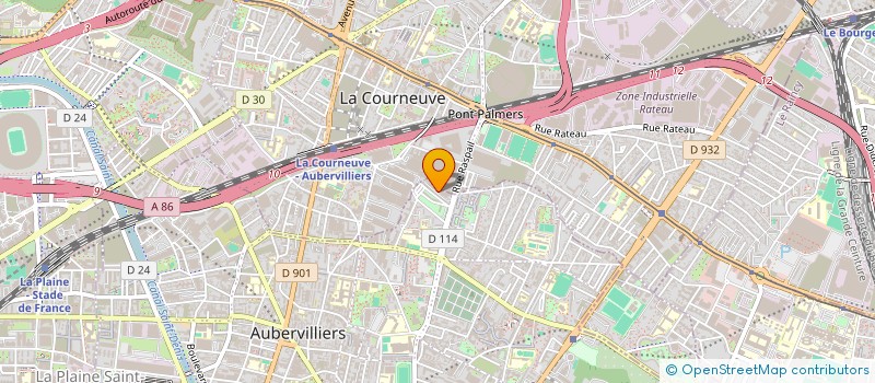 localisation de l'entreprise ALPHA CLIM à AUBERVILLIERS