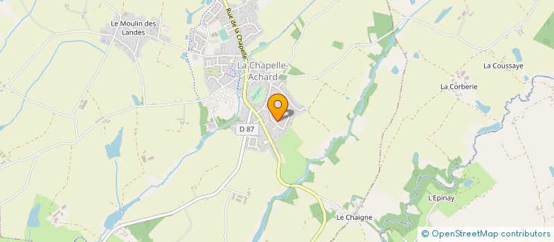 localisation de l'entreprise ALPHA COLIS  LES ACHARDS