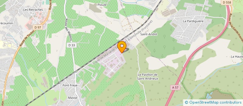 localisation de l'entreprise ALPHA COM à LE LUC