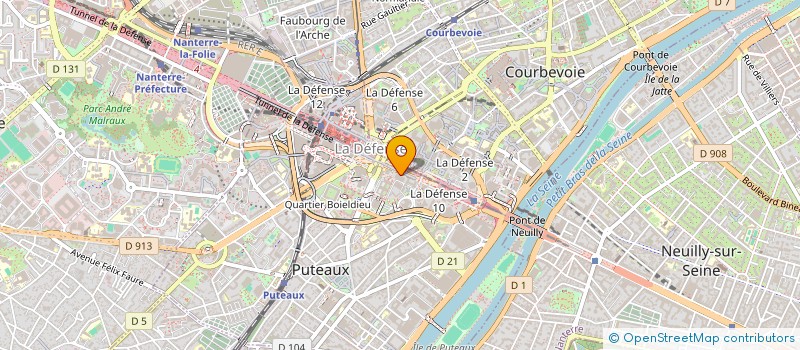 localisation de l'entreprise ALPHA COMPUTING à PUTEAUX