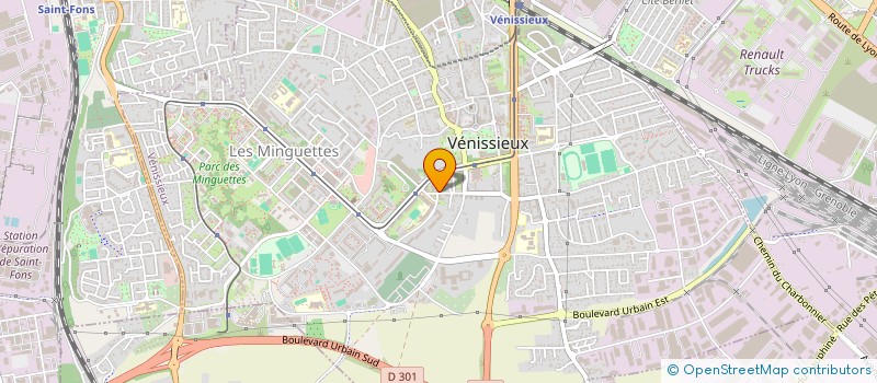 localisation de l'entreprise ALPHA CONCEPT  VENISSIEUX