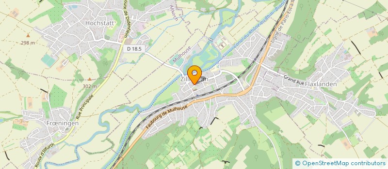 localisation de l'entreprise ALPHA CONCEPT  SAINT-BERNARD