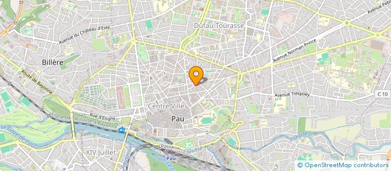 localisation de l'entreprise ALPHA CONCEPT à PAU