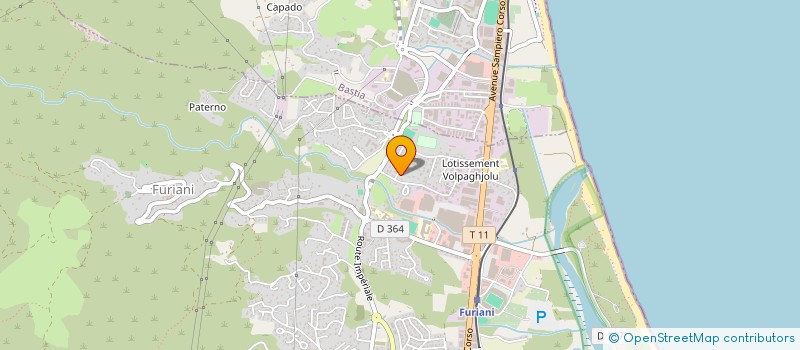 localisation de l'entreprise ALPHA CONCEPT ENERGIE à BASTIA