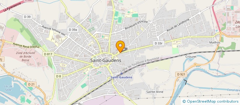 localisation de l'entreprise ALPHA CONCEPT IMMO  SAINT-GAUDENS