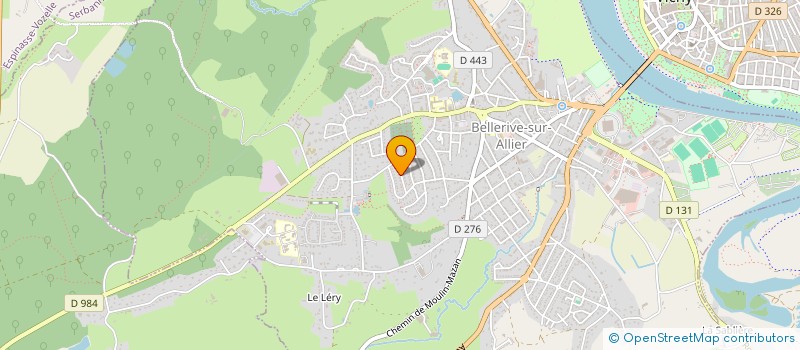 localisation de l'entreprise ALPHA CONSEIL à BELLERIVE-SUR-ALLIER