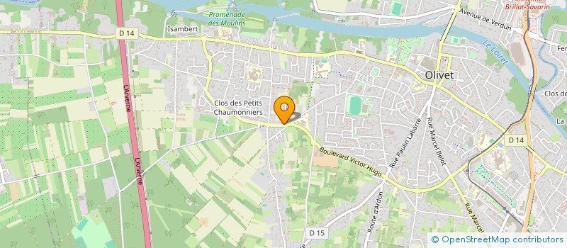 localisation de l'entreprise ALPHA CONSEIL à OLIVET