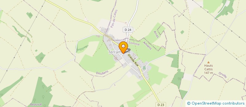 localisation de l'entreprise ALPHA CONSEIL  TERRAMESNIL