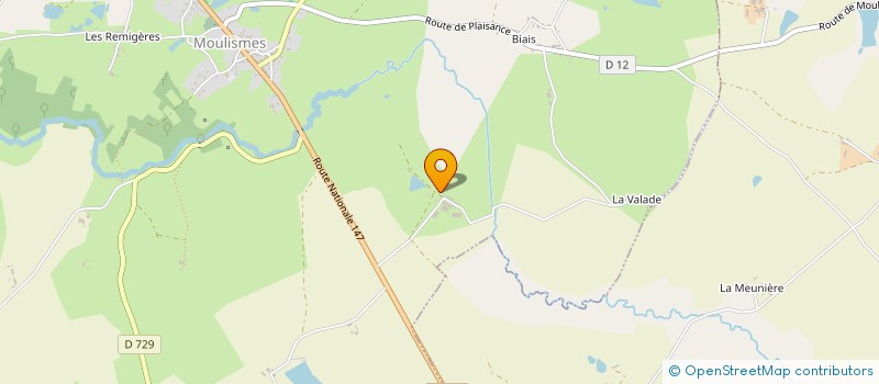 localisation de l'entreprise ALPHA CONSEIL  MOULISMES