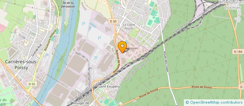 localisation de l'entreprise ALPHA CONSEIL  POISSY