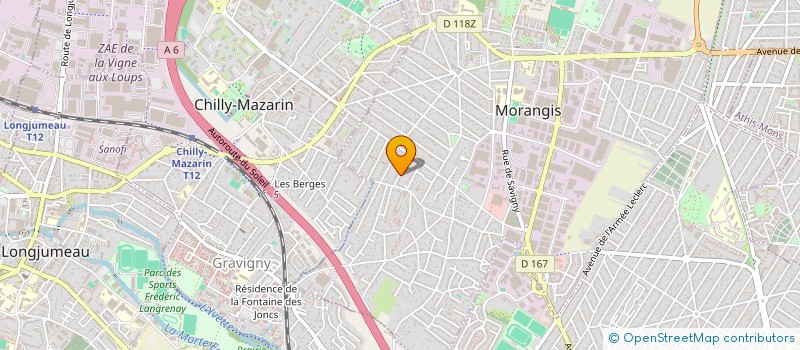 localisation de l'entreprise ALPHA CONSEIL ET INSERTION PROFESSIONNELLE  MORANGIS