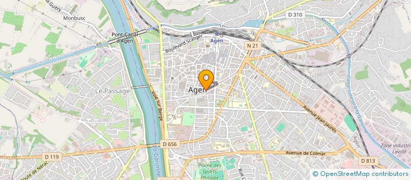 localisation de l'entreprise ALPHA CONSEILS  AGEN